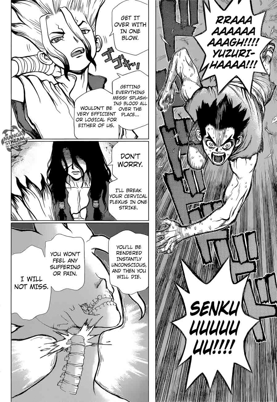 Dr. Stone Manga Chapter 10 page 14 - Student of Science scene