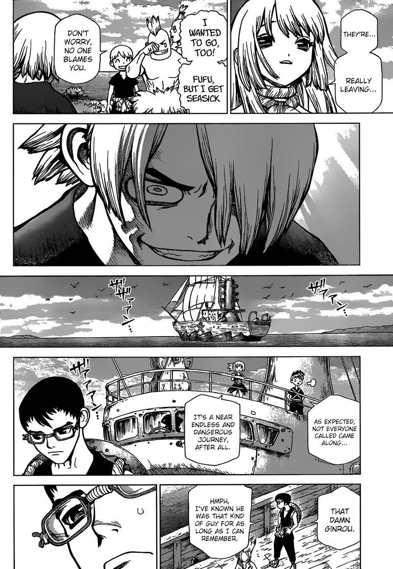 Dr. Stone Manga Chapter 100 page 14 - Origin of the 100 Tales scene