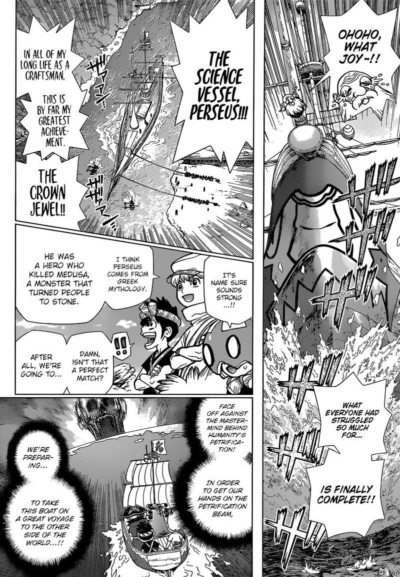 Dr. Stone Manga Chapter 100 page 2 - Origin of the 100 Tales scene