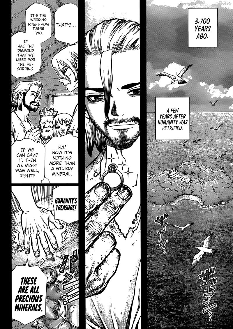Dr. Stone Manga Chapter 101 page 2 - Treasure Chest scene