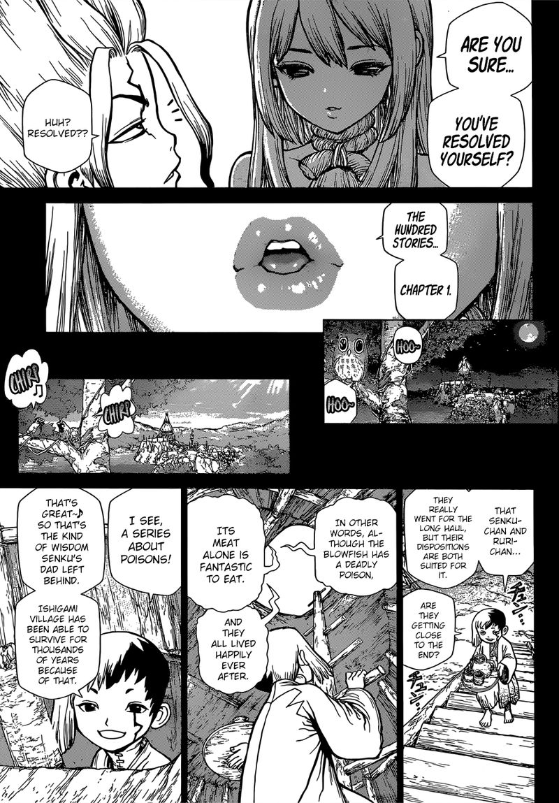 Dr. Stone Manga Chapter 101 page 5 - Treasure Chest scene