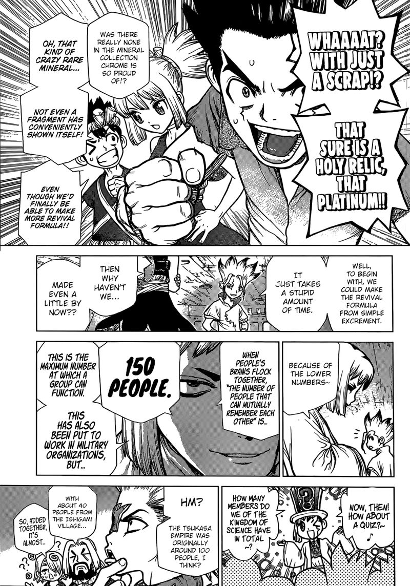 Dr. Stone Manga Chapter 101 page 9 - Treasure Chest scene