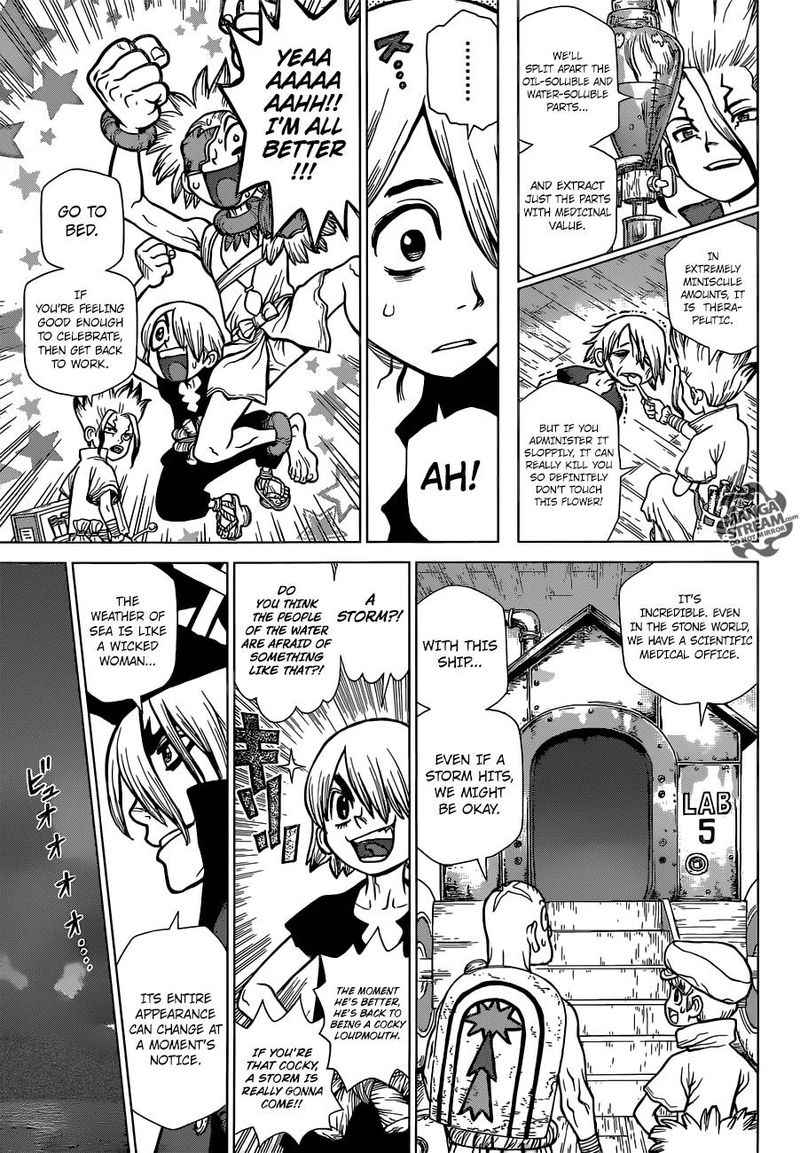 Dr. Stone Manga Chapter 102 page 11 - Perseus, Ship of Science scene