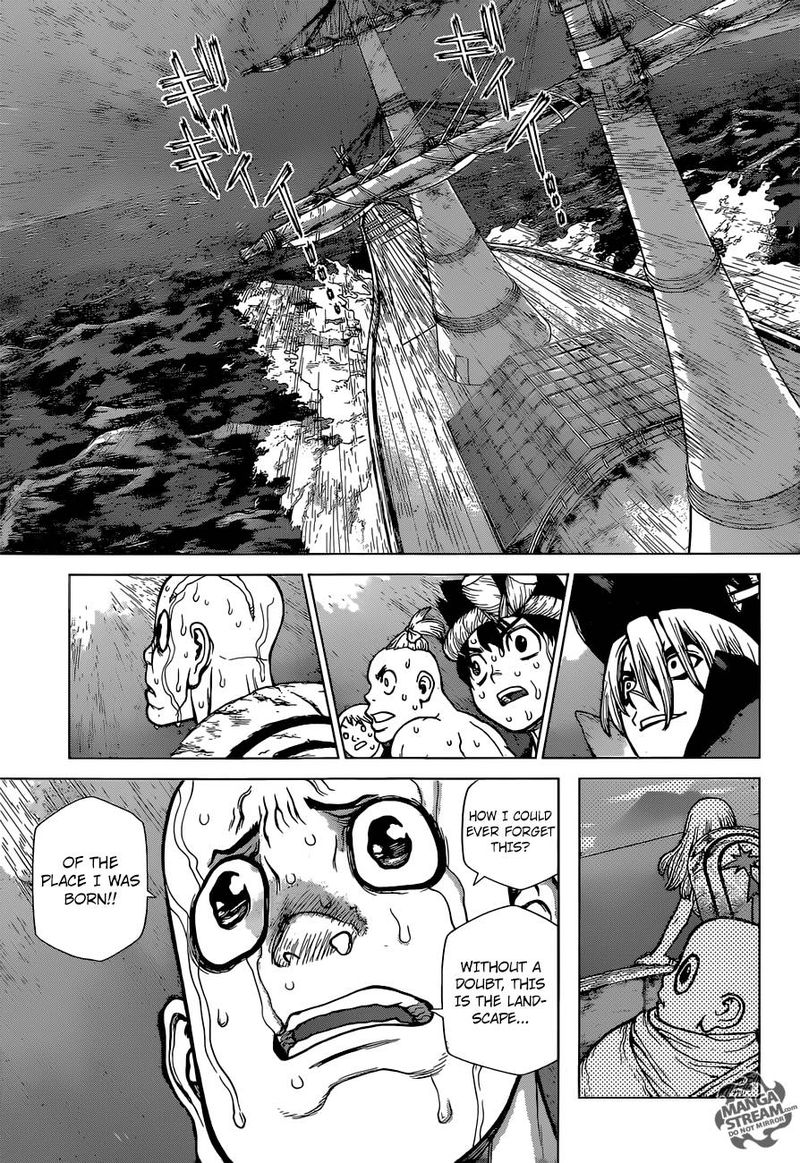 Dr. Stone Manga Chapter 102 page 15 - Perseus, Ship of Science scene