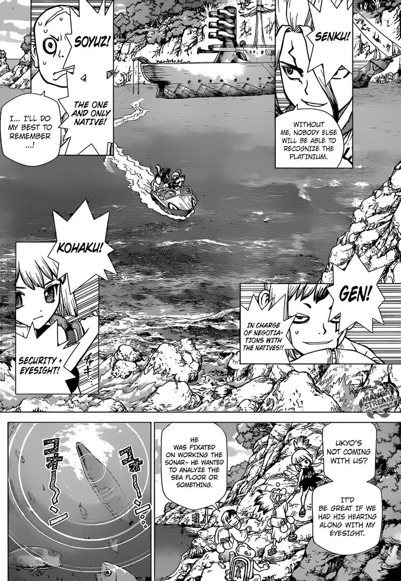 Dr. Stone Manga Chapter 103 page 6 - Light of Hope and Despair scene
