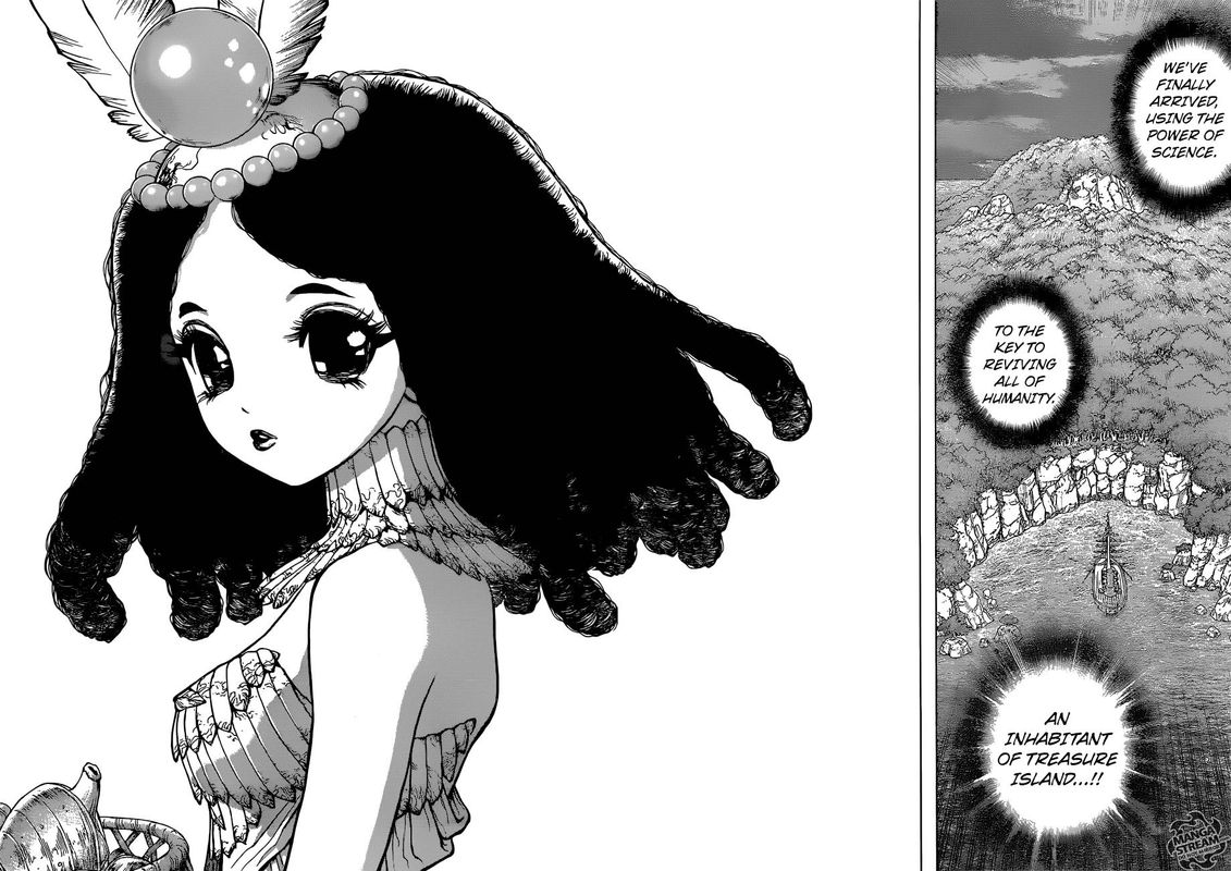 Dr. Stone Manga Chapter 104 page 15 - Men of Forensics scene