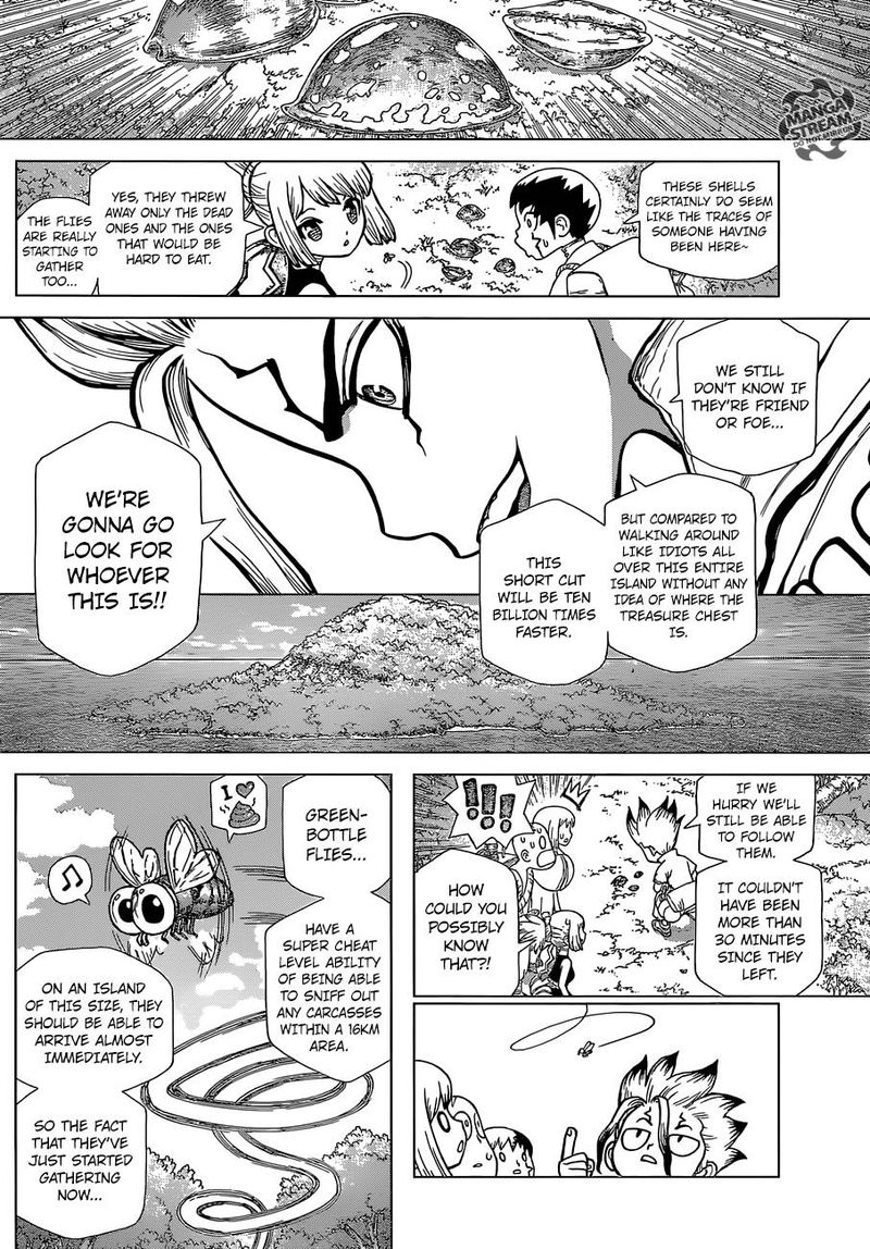 Dr. Stone Manga Chapter 104 page 7 - Men of Forensics scene