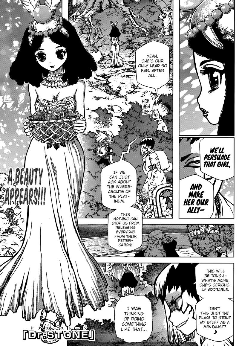 Dr. Stone Manga Chapter 105 page 1 - The Island's Greatest Beauty scene