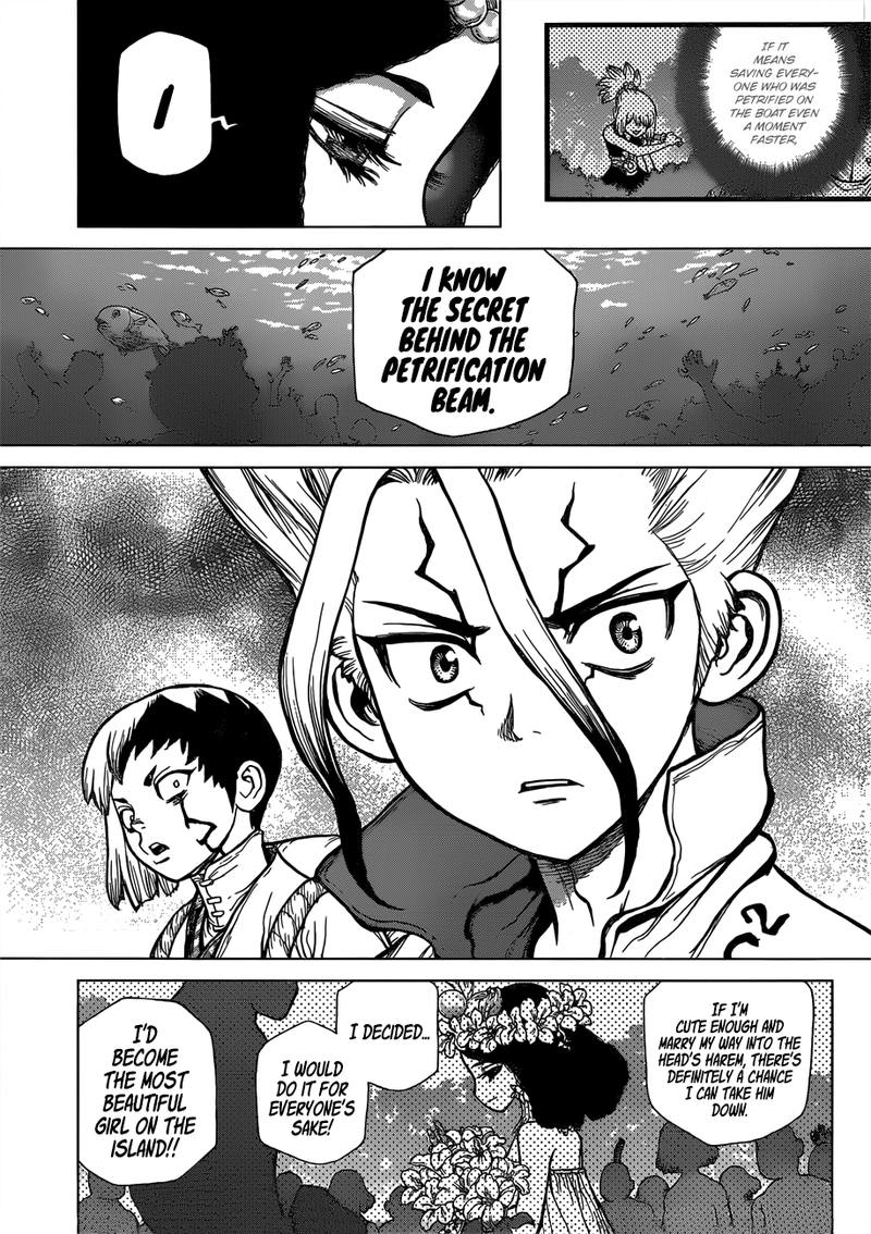 Dr. Stone Manga Chapter 105 page 15 - The Island's Greatest Beauty scene