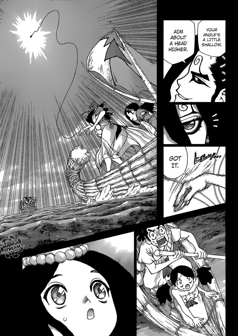 Dr. Stone Manga Chapter 106 page 7 - The Secret of Petrification scene