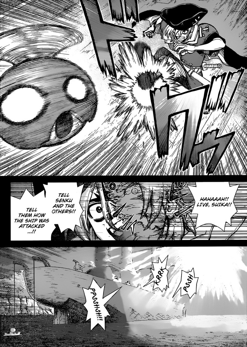 Dr. Stone Manga Chapter 108 page 6 - Double Ace in the Hole scene