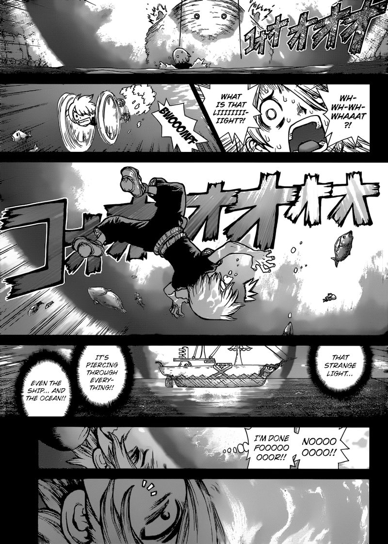 Dr. Stone Manga Chapter 108 page 7 - Double Ace in the Hole scene