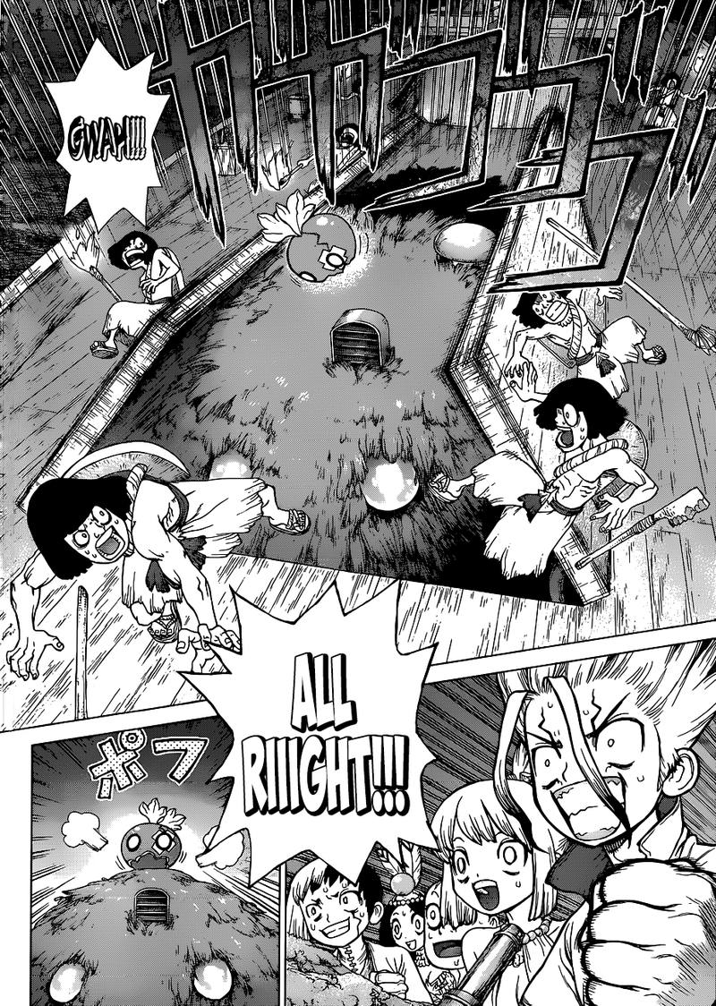 Dr. Stone Manga Chapter 109 page 11 - Great Escape scene