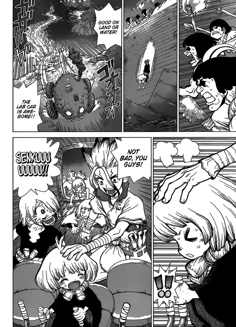 Dr. Stone Manga Chapter 109 page 13 - Great Escape scene