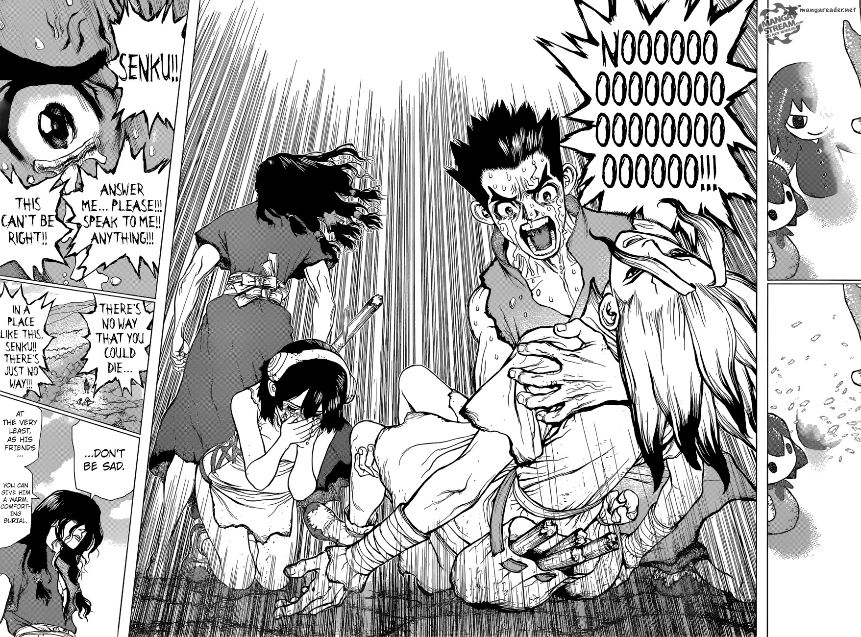 Dr. Stone Manga Chapter 11 page 4 - Weapon of Science scene