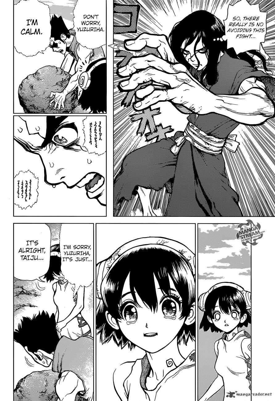 Dr. Stone Manga Chapter 11 page 7 - Weapon of Science scene