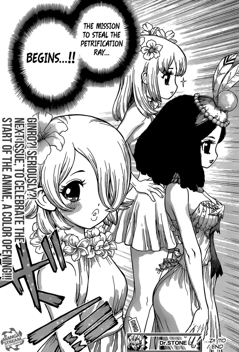 Dr. Stone Manga Chapter 110 page 19 - Beautiful Science scene