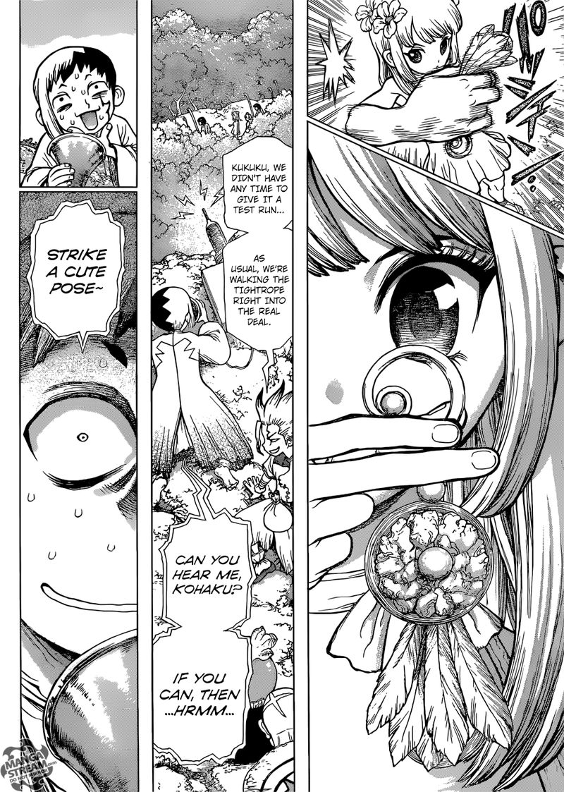 Dr. Stone Manga Chapter 111 page 16 - Science Wars scene