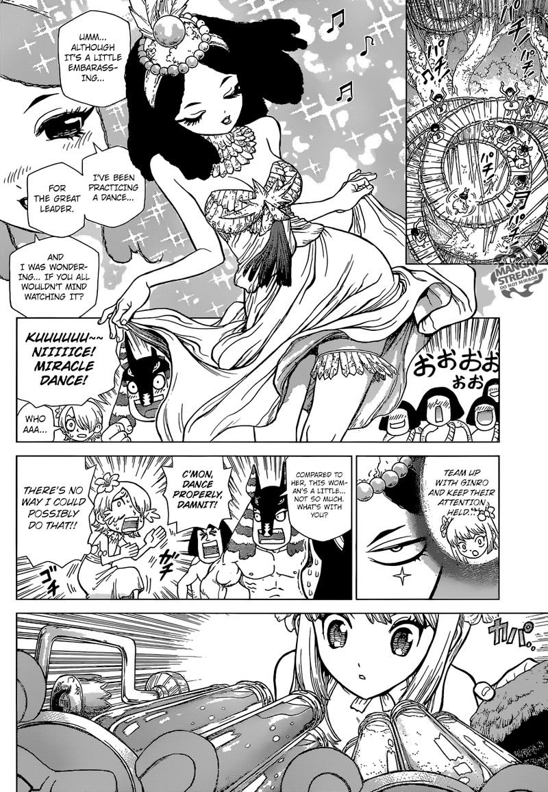 Dr. Stone Manga Chapter 114 page 9 - Silently, Science Pierces the Stone scene