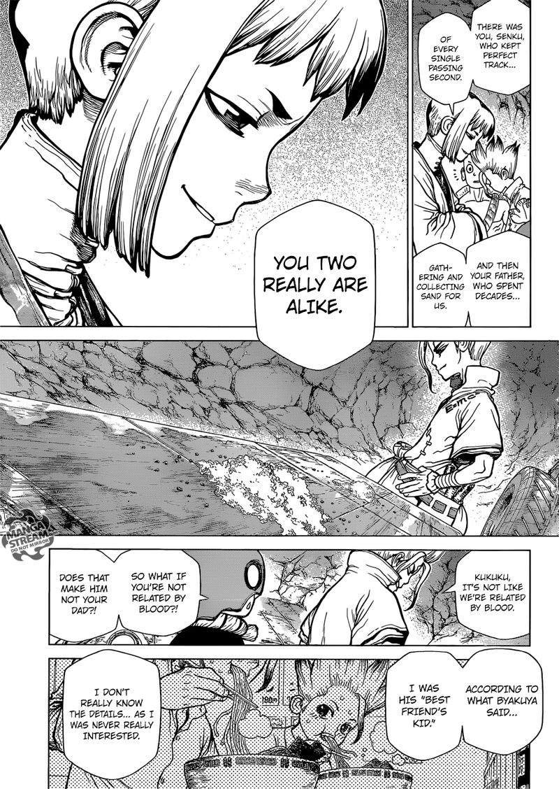 Dr. Stone Manga Chapter 115 page 17 - One Second, One Grain scene