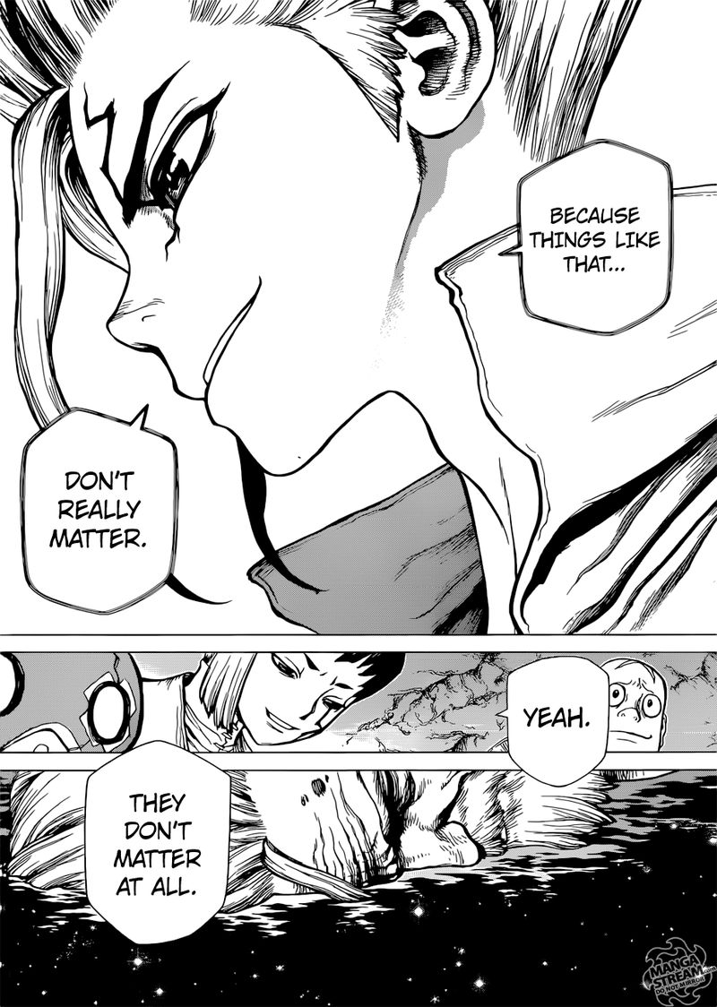 Dr. Stone Manga Chapter 115 page 18 - One Second, One Grain scene