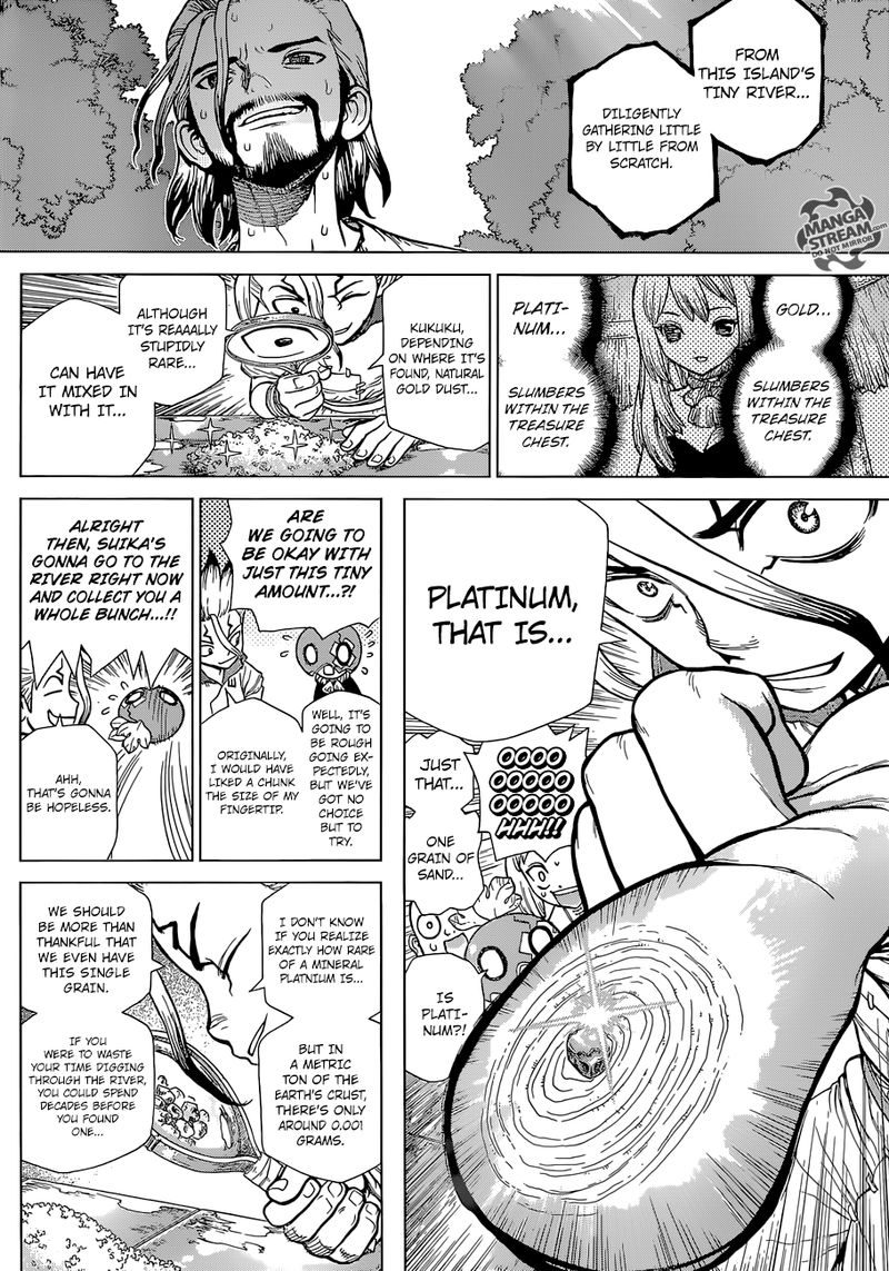 Dr. Stone Manga Chapter 115 page 8 - One Second, One Grain scene