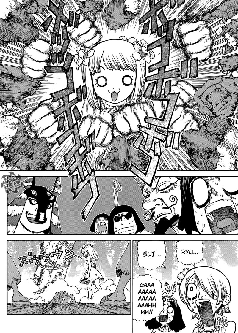 Dr. Stone Manga Chapter 116 page 12 - Miracle in Hand scene