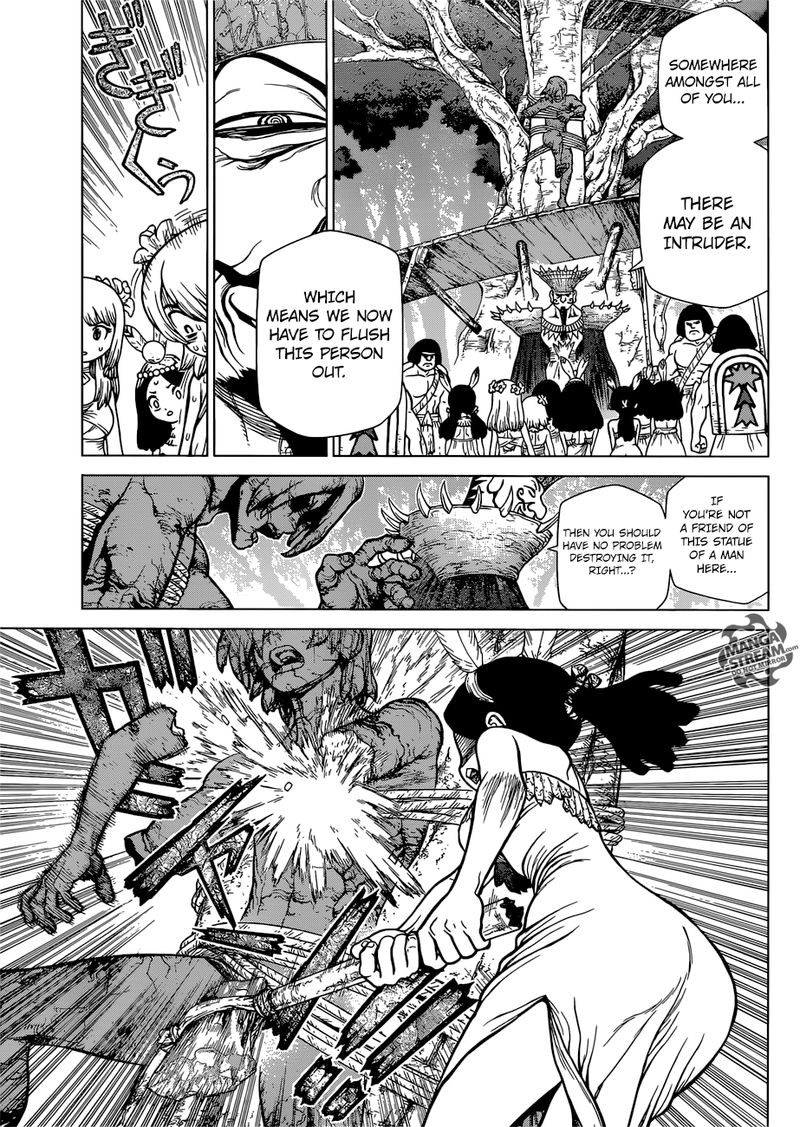 Dr. Stone Manga Chapter 116 page 9 - Miracle in Hand scene