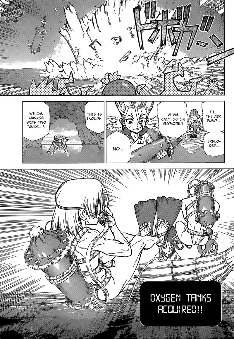 Dr. Stone Manga Chapter 117 page 11 - The Kingdom of Science Strikes Back scene