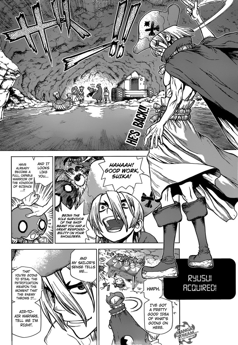Dr. Stone Manga Chapter 117 page 2 - The Kingdom of Science Strikes Back scene