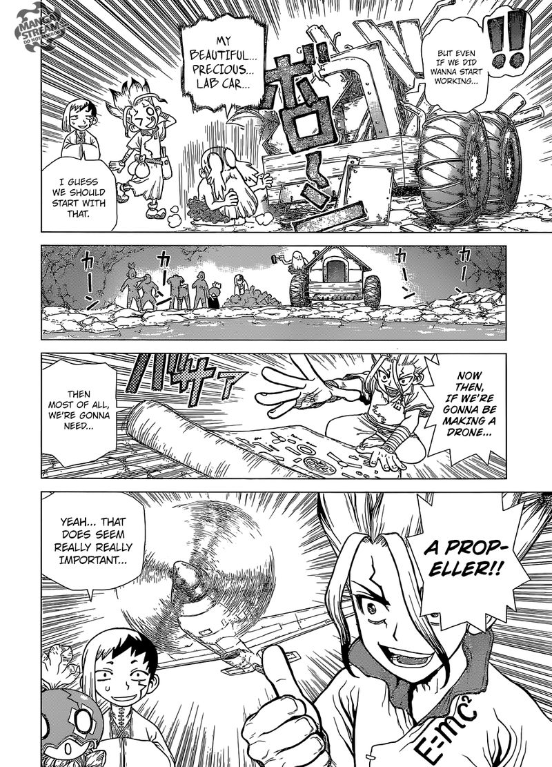 Dr. Stone Manga Chapter 119 page 8 - Science Soldiers scene