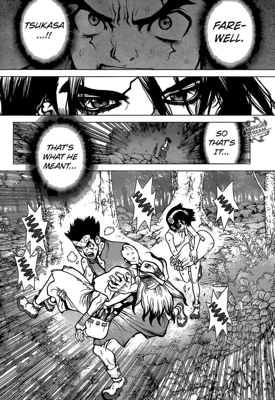 Dr. Stone Manga Chapter 12 page 4 - Epilogue of Prologue(End of Part 0) scene