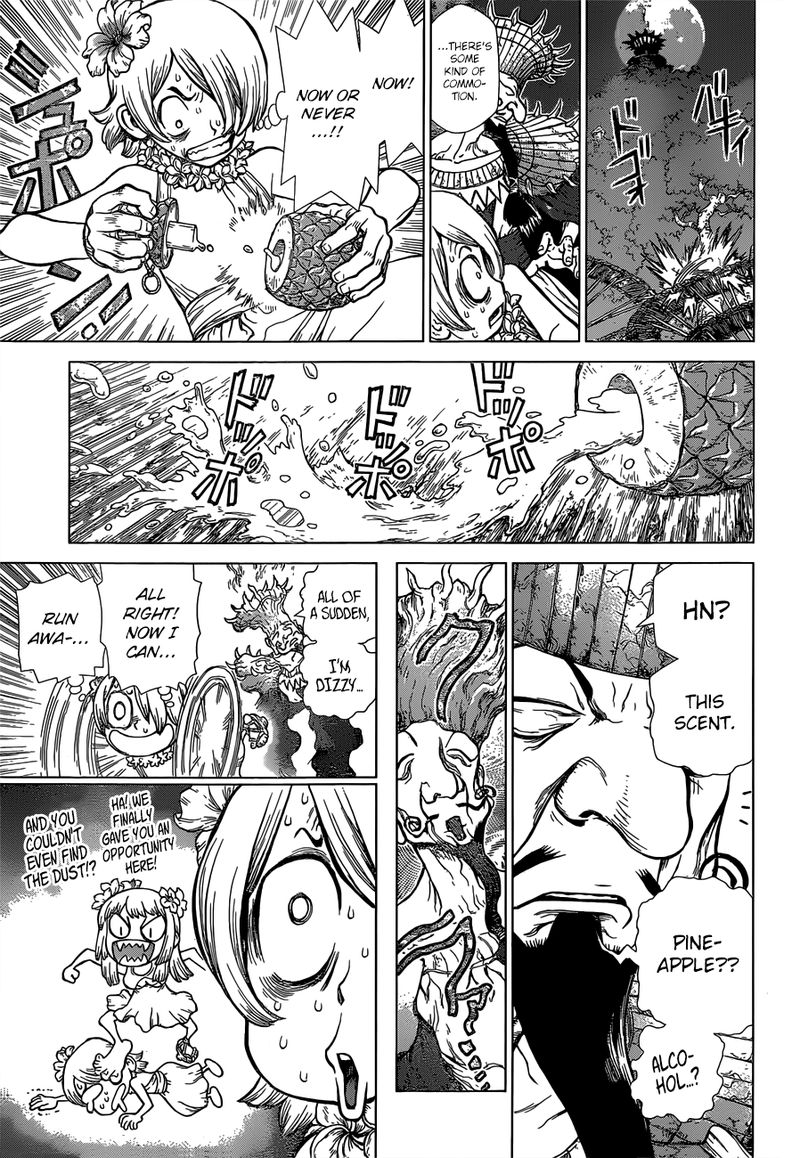 Dr. Stone Manga Chapter 120 page 14 - Top Seacret scene