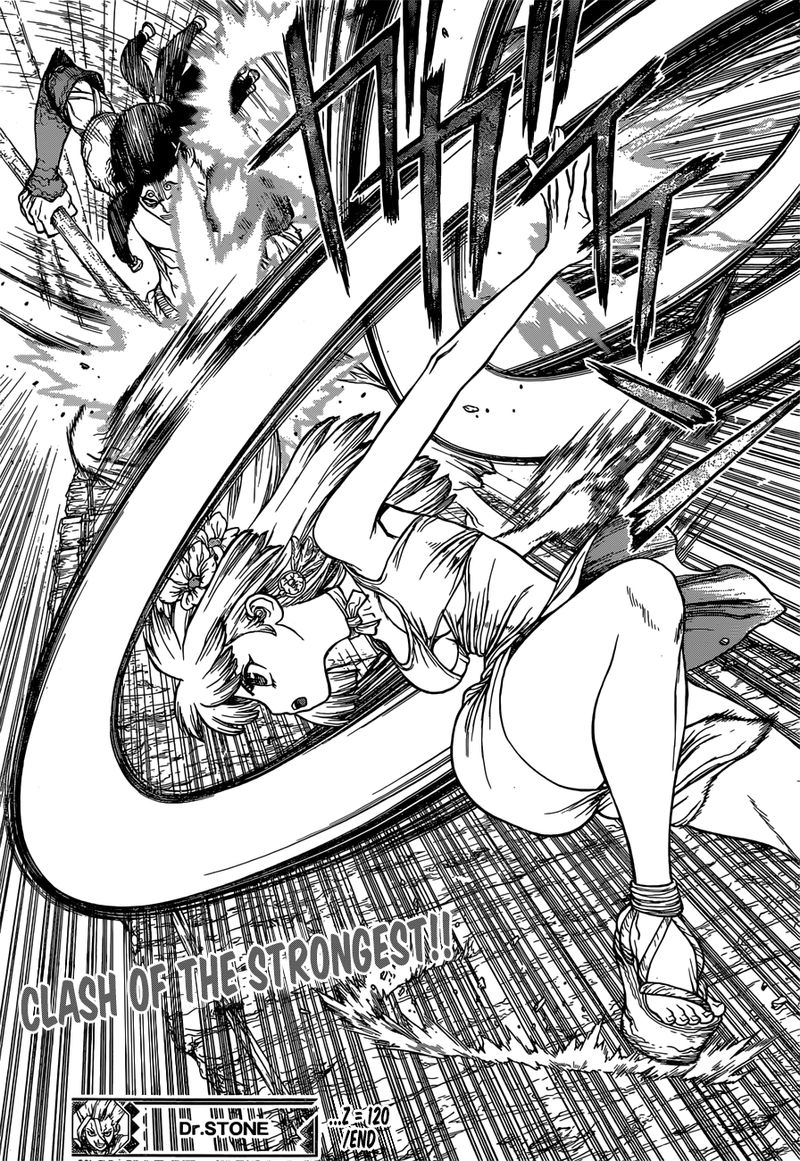 Dr. Stone Manga Chapter 120 page 20 - Top Seacret scene