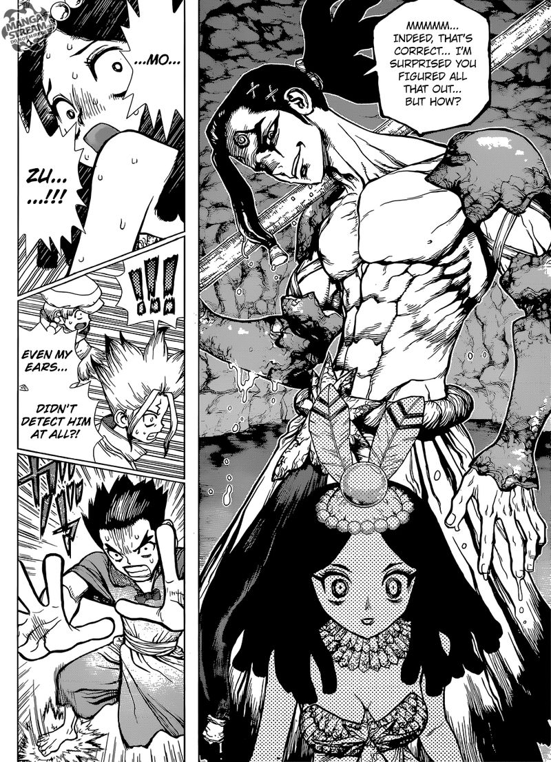 Dr. Stone Manga Chapter 122 page 12 - Brain-Battle Puzzle Pieces scene