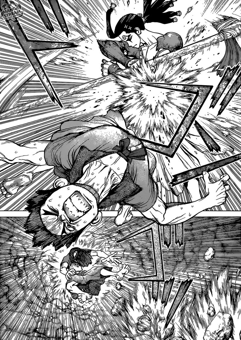 Dr. Stone Manga Chapter 122 page 13 - Brain-Battle Puzzle Pieces scene