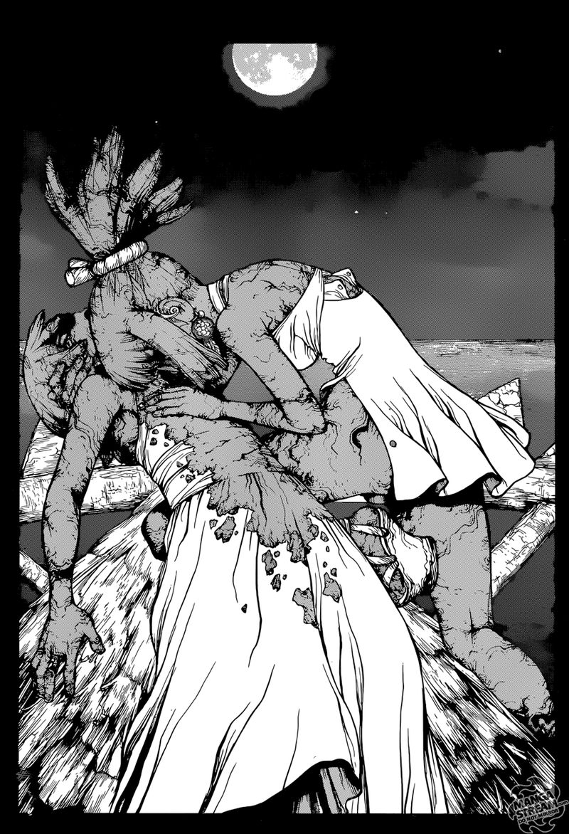 Dr. Stone Manga Chapter 122 page 5 - Brain-Battle Puzzle Pieces scene