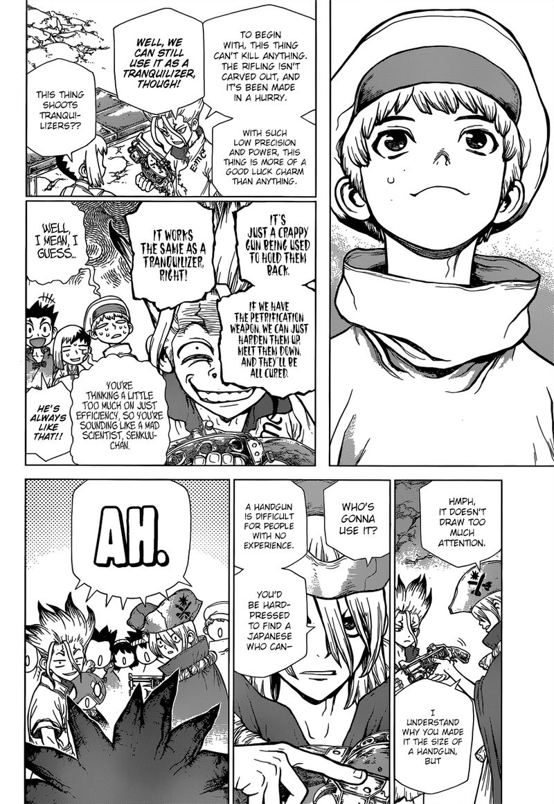 Dr. Stone Manga Chapter 124 page 12 - Inventions of God and Devils scene