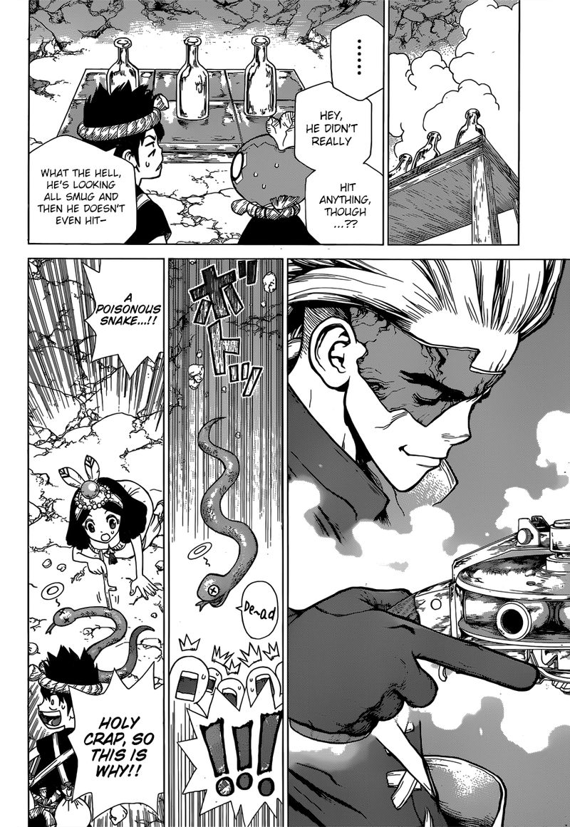 Dr. Stone Manga Chapter 124 page 17 - Inventions of God and Devils scene