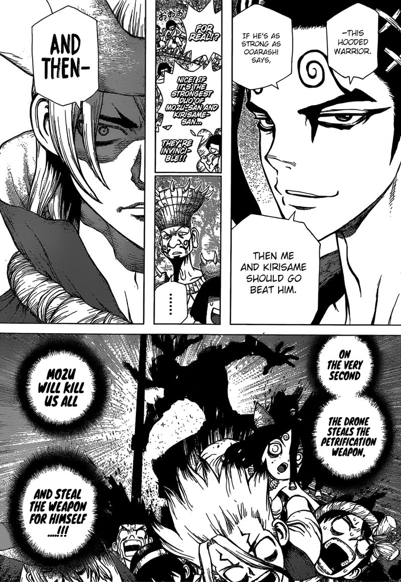 Dr. Stone Manga Chapter 124 page 5 - Inventions of God and Devils scene