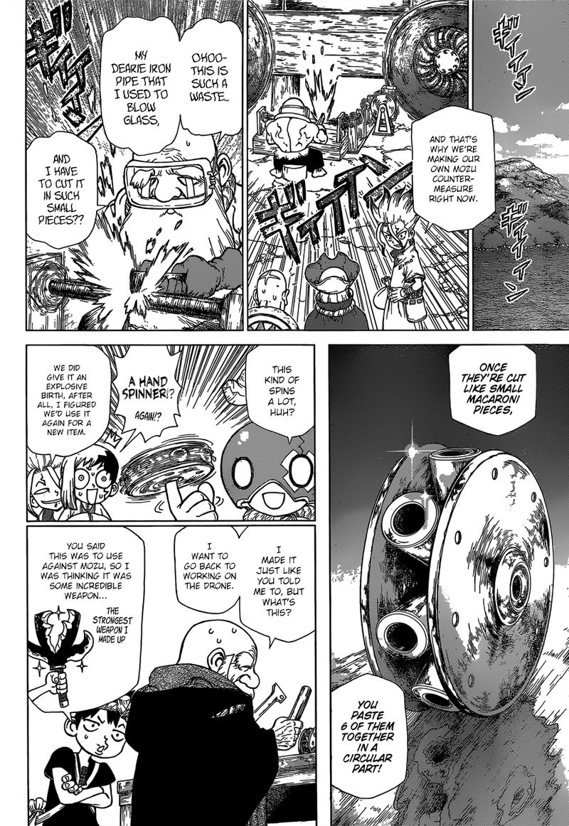 Dr. Stone Manga Chapter 124 page 6 - Inventions of God and Devils scene