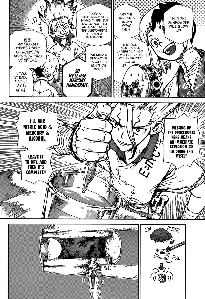 Dr. Stone Manga Chapter 124 page 8 - Inventions of God and Devils scene