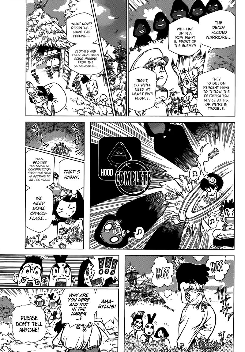 Dr. Stone Manga Chapter 125 page 3 - Decisive Three-Dimensional Battle scene