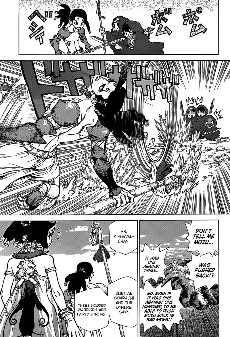 Dr. Stone Manga Chapter 126 page 11 - Three-Dimensional Stratagem scene