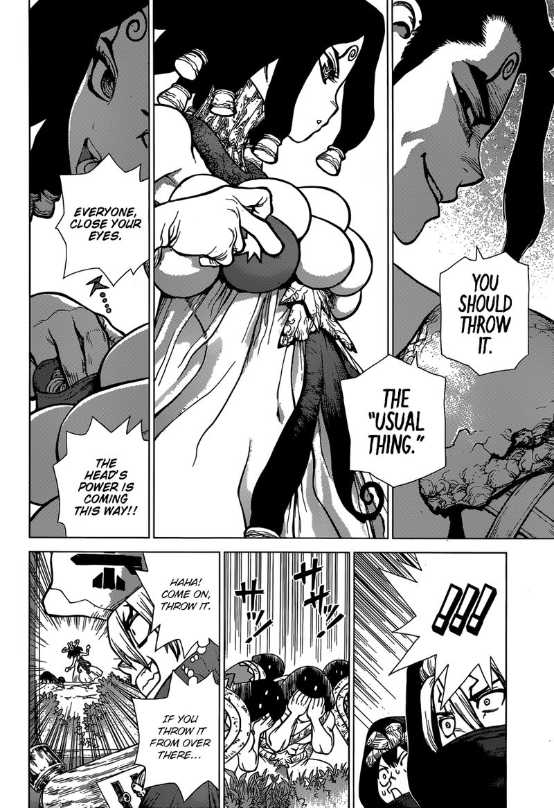 Dr. Stone Manga Chapter 126 page 12 - Three-Dimensional Stratagem scene