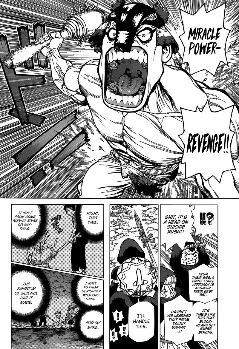 Dr. Stone Manga Chapter 126 page 7 - Three-Dimensional Stratagem scene