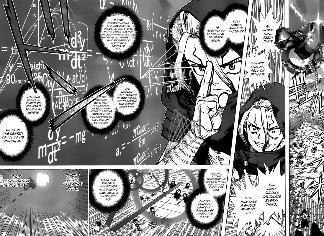 Dr. Stone Manga Chapter 127 page 7 - Medusa & Perseus scene