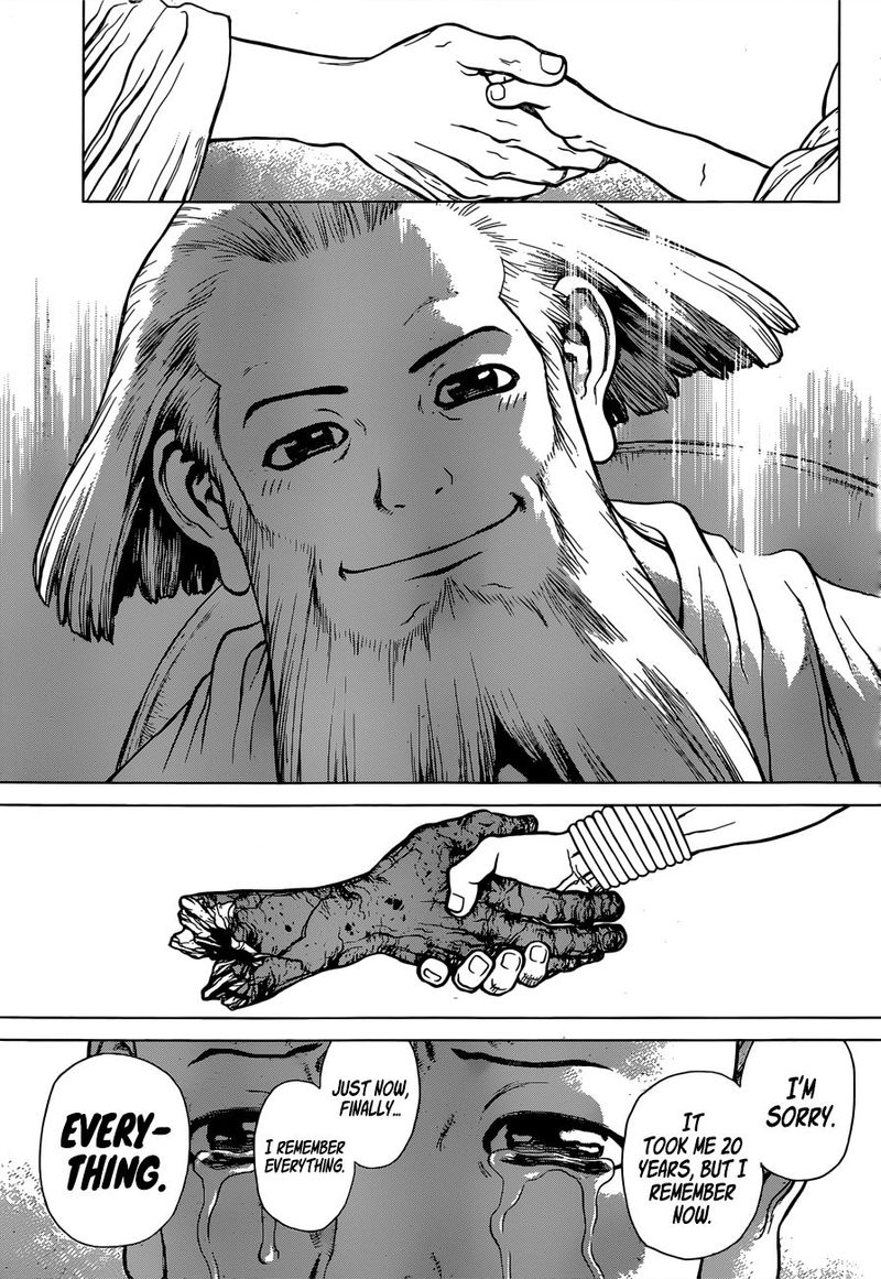 Dr. Stone Manga Chapter 128 page 15 - Island-Wide Battle Royale scene