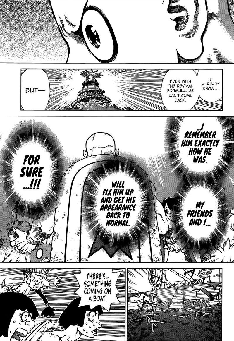 Dr. Stone Manga Chapter 128 page 17 - Island-Wide Battle Royale scene