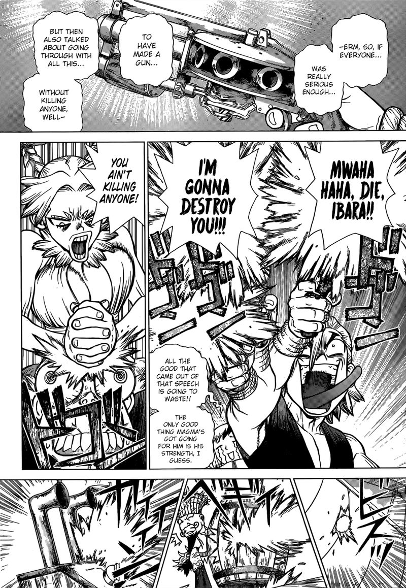 Dr. Stone Manga Chapter 129 page 3 - Joker scene